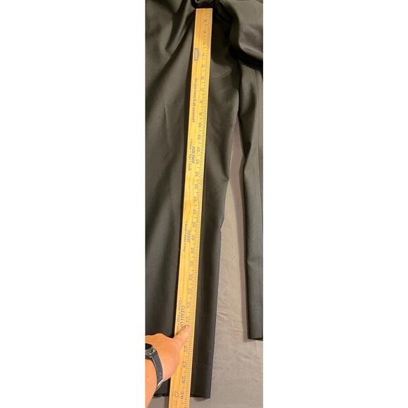 J.Hilburn Men's Adjustable Waist 100% Wool Dress Pants Blue Plaid - Picture 5 of 13